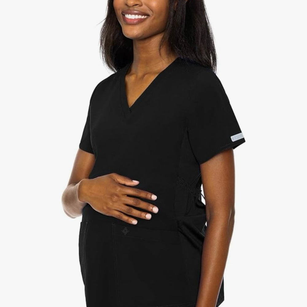 Maternity scrub top med couture